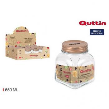 TARRO VIDRIO MULTIUSOS 550ML COPPER QUTTIN