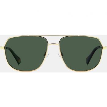 Polaroid Unisex Polarized Sunglasses PLD 6195/S/X in Golden Metal