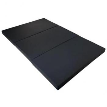 Colchón Plegable a Medida para Camper Volkswagen Caddy - 5cm Grosor, HR Suave 20kg/m3, Viscoelástica y Cremallera Desenfundable