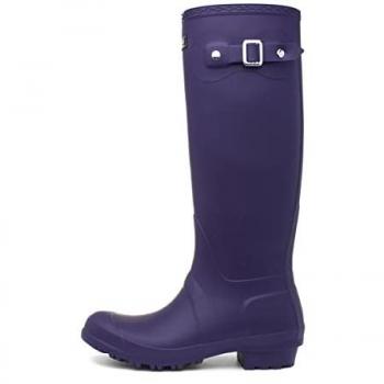 Cotswold Women's Sandringham Purple Waterproof Wellington Boots - Size 9 UK