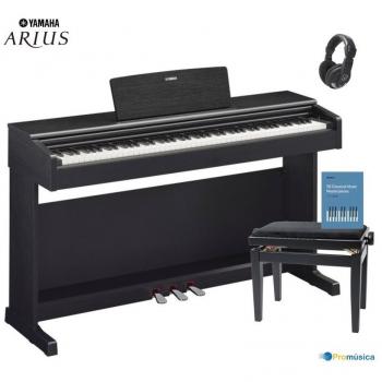 Pack Yamaha YDP-165 Arius Negro Piano digital