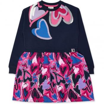 Tuc Tuc - Vestido de niña combinado con corazones Fav Things