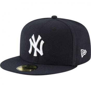 New Era 59FIFTY New York Yankees MLB Cap - Navy - Men's Size 7 3/8 (58.7 cm)