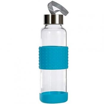 IBILI 745903A Botella DE Vidrio Sky 360 ML Azul