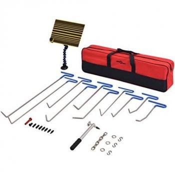 vidaXL Set reparación de abolladuras sin pintura acero inox 28 piezas