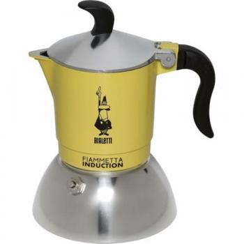 Bialetti - Cafetera Italiana 29588 Amarillo Aluminio Acero 100 ml