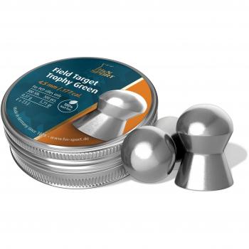 H&N Field Target Trophy Green Lead-Free .177 Caliber Domed Pellets 300 Count