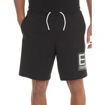 Short Básico Logo Negro EA7 para Hombre