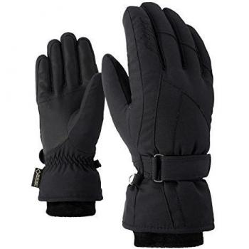 Ziener Gloves Karma Guantes De Esquí Gore Tex De Mujer, Black, 6,5