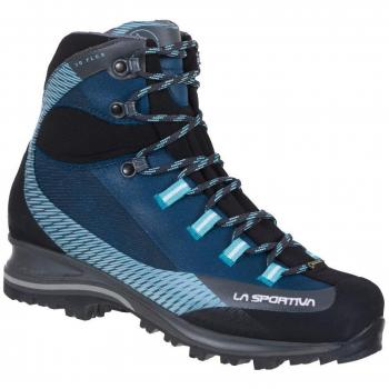 Botas La Sportiva Trango TRK GORE-TEX mujer - 37, color azul marino y negro, características: impermeables, transpirables, suela Vibram para tracción, diseño ligero y cómodo