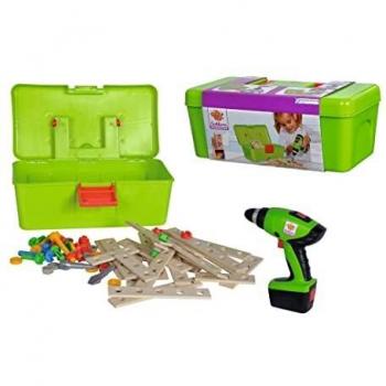 Eichhorn Constructor - Caja de herramientas con destornillador y 70 piezas, juguete de construcción para niños a partir de 3 años