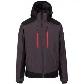 Trespass - Chaqueta de Esquí Matthews para Hombre, impermeable, transpirable, con aislamiento térmico, capucha ajustable, múltiples bolsillos, puños ajustables y diseño moderno