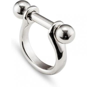 UNO de 50 Silver Plated Metal Ring - Personalization Collection - Size 18