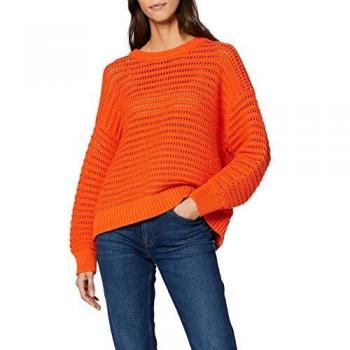 Tommy Hilfiger Vanah C-nk Swtr Sudadera, Naranja