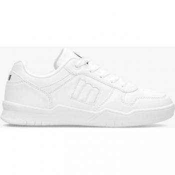 Mustang Kids Zapatillas Basket Pope Bajas con Logotipo y Cierre de Cordones para Niña - Color Blanco