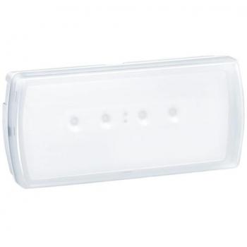 Luz de emergencia LED 200lm 1h Permanente/No Permanente Legrand URA21LED PLUS 661606PL