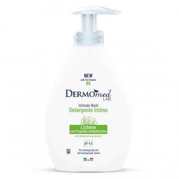 Dermomed Intimate Hygiene Liquid with Lichens, Antibacterial, pH 4.5, 250ml