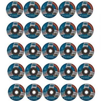 Tyrolit 34332873 BASIC 2in1 Discos de Corte, 41, A46Q-BFB, Nuevo, 125 x 1.6 x 22.23 mm Dimensiones, Caja de 25