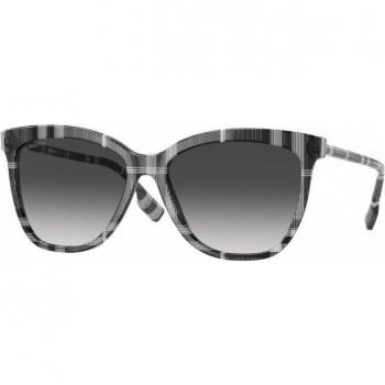 Burberry Clare Square Sunglasses in White and Black Gradient