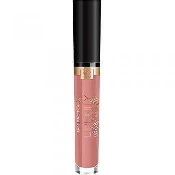 Max Factor Lipfinity Velvet Matte 24hr Liquid Lipstick Shade 015 Nude Silk, 3.5 ml