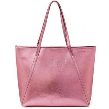 OB OURBAG Bolsos para Mujer Grande Diseñador Calidad Bolso para Las señoras Plateado