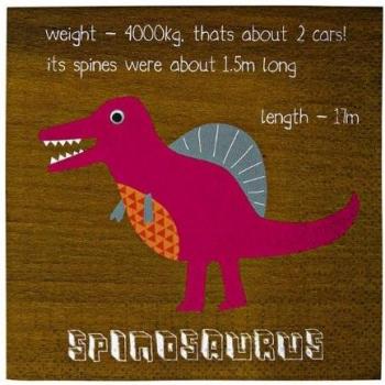 Dinosaur Roarrrr Small Party Napkins - Pack of 20