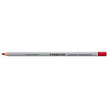 Staedtler – Lote de 3 rotuladores en seco non-permanent Lumocolor Omnichrom 108, rojo