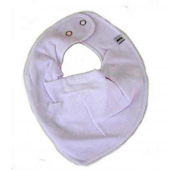 Pippi Bavoir bandana double épaisseur avec boutons-pression pour bébé Couleur unie
