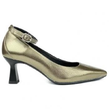 Zapatos Anchos y Confortables para Mujer marca Desiree en color oro, modelo Salón Gilda Piel Metalizada Oro - ELBY17, talla 38