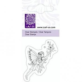 Mini – Sello transparente pequeño elfo con piedra – tabla 5 x 6 cm Cart US