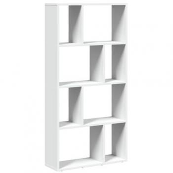 Estantería de madera de ingeniería blanca 60x20x120 cm, librería para libros, vidaXL