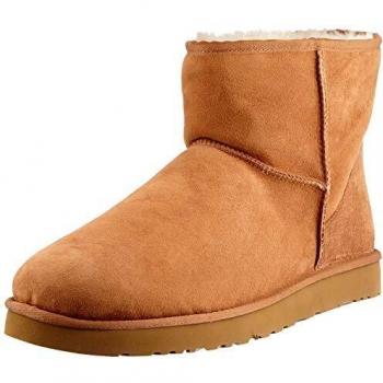 UGG Classic Mini Suede Boots - Chestnut - Male - Size: 9 UK