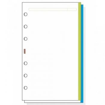 Recambio de Agenda Recargable con Banda de Colores Blanco R445 - Organización Eficiente