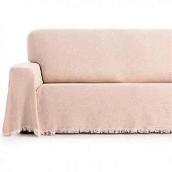 Foulard Multiusos Zen Beige 230x260cm - Colcha Plaid Sofá y Cama Tacto Extrasuave