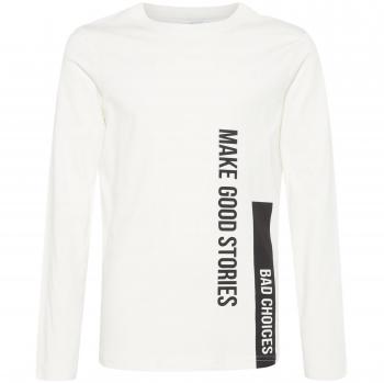 Name it Teen Printed sleeved Top Snow White, bianco, 158