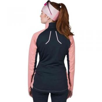 Rossignol Women's Light Pink Softshell Full Zip Jacket - L