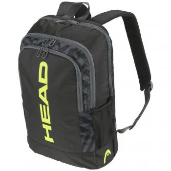 HEAD Base Tennis Backpack 17L (Black/Yellow)