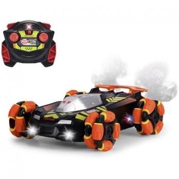 Vehículo RC Dickie Area Drifter con Función de Humo, Luz y Rotación 360°