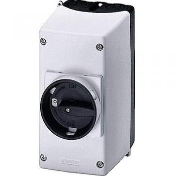 Siemens 3RV1923-1CA00 Empty enclosure for switchgear IP55, moulded-plastic, wall mounting, degree of protection IP55, dimensions 85 x 155 x 126 mm, includes N and PE terminal lock