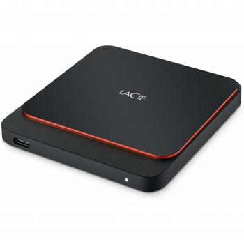 LaCie Portable SSD, 500 GB, Unidad Externa, 2.5 Pulgadas, USB-C, USB 3.0, Mac, PC
