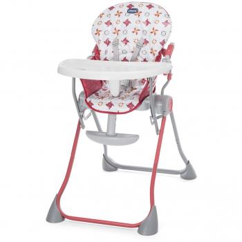 Chicco Pocket Meal - Trona ligera y compacta, para niños de 0 a 3 años, color rojo
