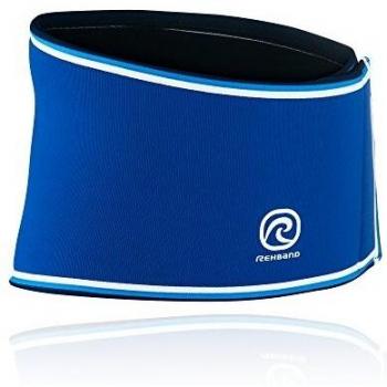 Rehband Bandage Rückenbandage Retro Neopren - Coderas, Color Azul, Talla 2XL