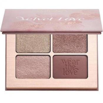 ZOEVA Velvet Love Eyeshadow Quad Palette (Purple Haze Eyes)