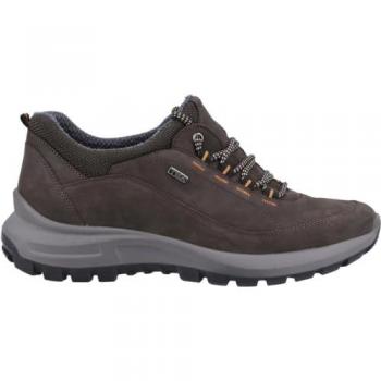 Cotswold Dumbleton Waterproof Brown Leather Memory Foam Lace-Up Shoes for Men - Size UK 7