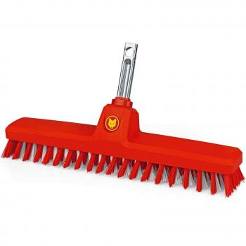 Escoba Wolf Garten SB 350 M - 35 cm, cerdas de polipropileno, mango ergonómico, diseño ligero y resistente, ideal para exteriores e interiores