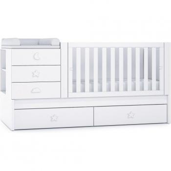 Cuna Convertible Alondra Sero Bubble White