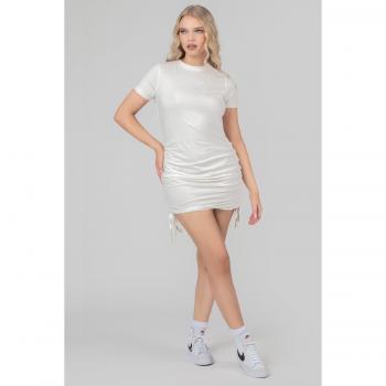 Bodycon Mini T Shirt Dress Ecru