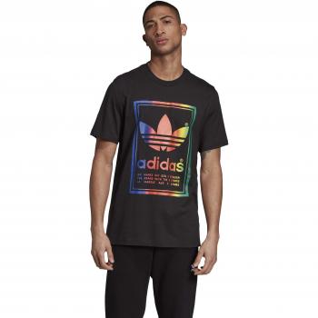 adidas Vintage tee T-Shirt, Hombre, Black, XL