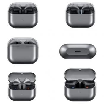 Auriculares Samsung Galaxy Buds3 Pro Bluetooth Plata con Reducción Activa de Ruido (ANC) y USB Tipo C