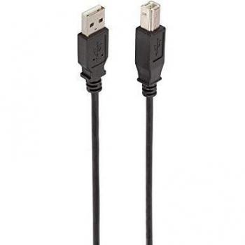 Ewent EW-UAB-030 Cable USB 3 m 2.0 USB A USB B Negro
